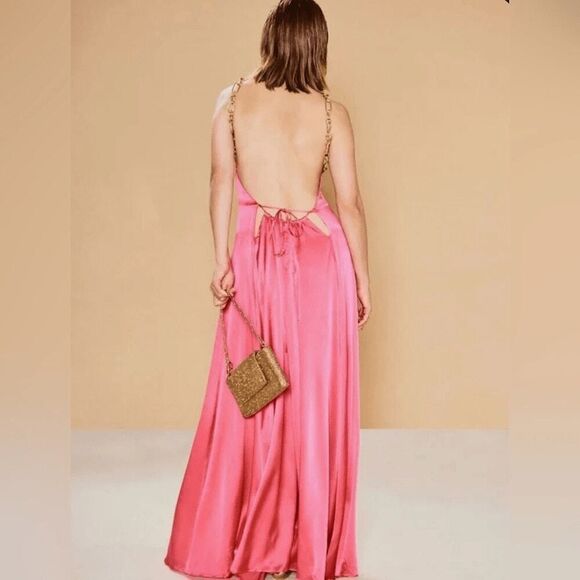 CULT GAIA  Althea Silk Blend Gown Large - Picture 5 of 10